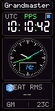 T096 Grandmaster · locked screen rendered from firmware