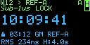 W12 Grandmaster lock landscape OLED preview rendered from firmware